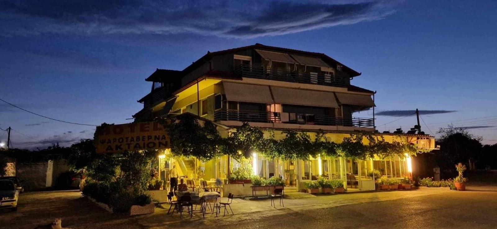 Aktaion Hotel Skala Alykis ภายนอก รูปภาพ